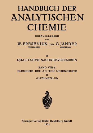 Buchcover Elemente der Achten Nebengruppe | Georg Bauer | EAN 9783662273098 | ISBN 3-662-27309-8 | ISBN 978-3-662-27309-8