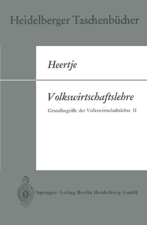 Buchcover Volkswirtschaftslehre | Horst Hanusch | EAN 9783662295014 | ISBN 3-662-29501-6 | ISBN 978-3-662-29501-4