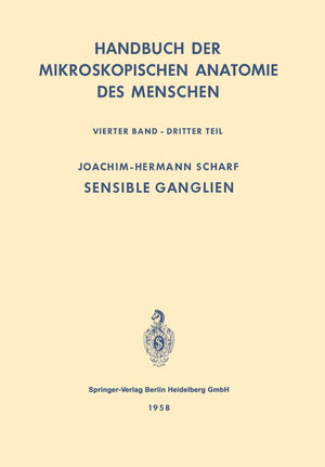 Buchcover Nervensystem : Sensible Ganglien  | EAN 9783662306208 | ISBN 3-662-30620-4 | ISBN 978-3-662-30620-8