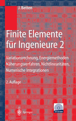 Buchcover Finite Elemente für Ingenieure 2 | Josef Betten | EAN 9783662312339 | ISBN 3-662-31233-6 | ISBN 978-3-662-31233-9