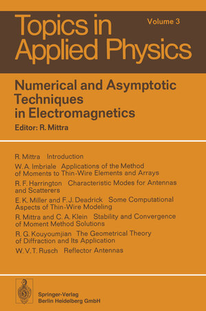 Buchcover Numerical and Asymptotic Techniques in Electromagnetics | EAN 9783662312681 | ISBN 3-662-31268-9 | ISBN 978-3-662-31268-1