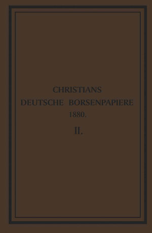 Buchcover Deutsche Börsenpapiere | Friedrich Wilhelm Christians | EAN 9783662324899 | ISBN 3-662-32489-X | ISBN 978-3-662-32489-9