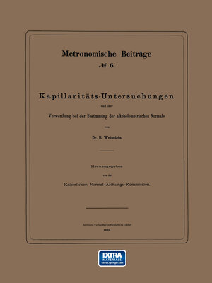 Buchcover Metronomische Beiträge | Bernhard Weinstein | EAN 9783662328484 | ISBN 3-662-32848-8 | ISBN 978-3-662-32848-4