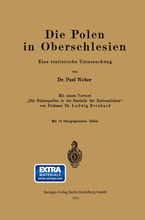 Buchcover Die Polen in Oberschlesien | Paul Weber | EAN 9783662331491 | ISBN 3-662-33149-7 | ISBN 978-3-662-33149-1
