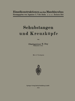 Buchcover Schubstangen und Kreuzköpfe | Hans Frey | EAN 9783662347973 | ISBN 3-662-34797-0 | ISBN 978-3-662-34797-3
