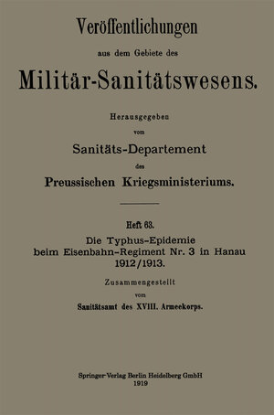 Buchcover Die Typhus-Epidemie beim Eisenbahn-Regiment Nr. 3 in Hanau 1912/1913 | Kenneth A. Loparo | EAN 9783662349212 | ISBN 3-662-34921-3 | ISBN 978-3-662-34921-2