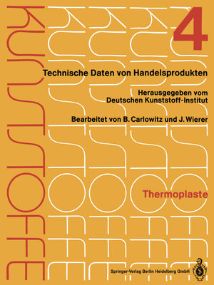 Buchcover Thermoplaste | Kenneth A. Loparo | EAN 9783662353745 | ISBN 3-662-35374-1 | ISBN 978-3-662-35374-5
