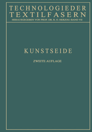 Buchcover Kunstseide | E. Albrecht Anke | EAN 9783662357071 | ISBN 3-662-35707-0 | ISBN 978-3-662-35707-1