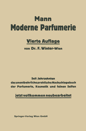 Buchcover Die moderne Parfumerie | Theodor Hofmann | EAN 9783662360514 | ISBN 3-662-36051-9 | ISBN 978-3-662-36051-4