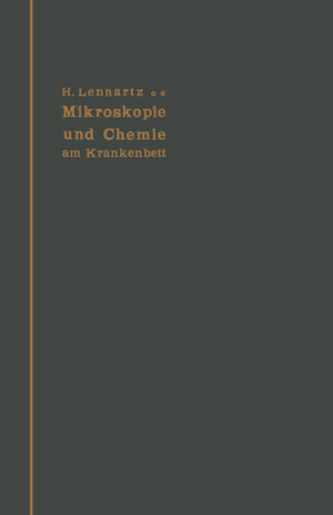 Buchcover Mikroskopie und Chemie am Krankenbett | Hermann Lenhartz | EAN 9783662364376 | ISBN 3-662-36437-9 | ISBN 978-3-662-36437-6