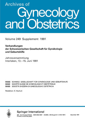 Buchcover Verhandlungen der Schweizerischen Gesellschaft für Gynäkologie und Geburtshilfe | Kenneth A. Loparo | EAN 9783662378113 | ISBN 3-662-37811-6 | ISBN 978-3-662-37811-3
