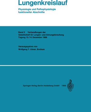 Buchcover Lungenkreislauf | Wolfgang T. Ulmer | EAN 9783662397701 | ISBN 3-662-39770-6 | ISBN 978-3-662-39770-1