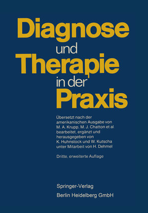 Buchcover Diagnose und Therapie in der Praxis  | EAN 9783662407783 | ISBN 3-662-40778-7 | ISBN 978-3-662-40778-3