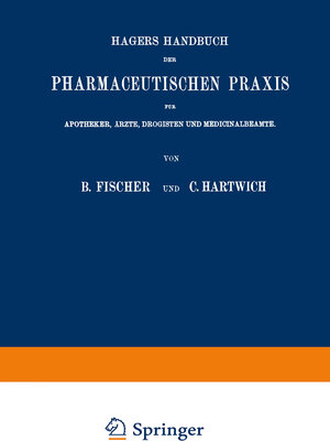 Buchcover Hagers Handbuch der Pharmaceutischen Praxis | Max Arnold | EAN 9783662412022 | ISBN 3-662-41202-0 | ISBN 978-3-662-41202-2