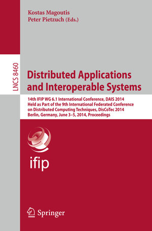 Buchcover Distributed Applications and Interoperable Systems | EAN 9783662433522 | ISBN 3-662-43352-4 | ISBN 978-3-662-43352-2