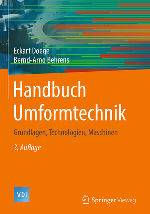 Buchcover Handbuch Umformtechnik | Eckart Doege | EAN 9783662438909 | ISBN 3-662-43890-9 | ISBN 978-3-662-43890-9