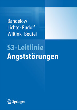 Buchcover S3-Leitlinie Angststörungen  | EAN 9783662441350 | ISBN 3-662-44135-7 | ISBN 978-3-662-44135-0