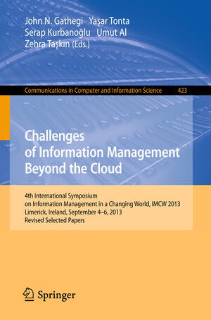 Buchcover Challenges of Information Management Beyond the Cloud | EAN 9783662444115 | ISBN 3-662-44411-9 | ISBN 978-3-662-44411-5