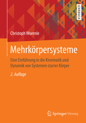 Buchcover Mehrkörpersysteme | Christoph Woernle | EAN 9783662466865 | ISBN 3-662-46686-4 | ISBN 978-3-662-46686-5