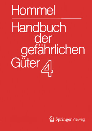 Buchcover Handbuch der gefährlichen Güter. Band 4: Merkblätter 1206-1612 | Eckhard Baum | EAN 9783662487136 | ISBN 3-662-48713-6 | ISBN 978-3-662-48713-6