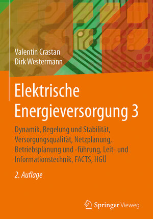 Buchcover Elektrische Energieversorgung 3 | Valentin Crastan | EAN 9783662490204 | ISBN 3-662-49020-X | ISBN 978-3-662-49020-4