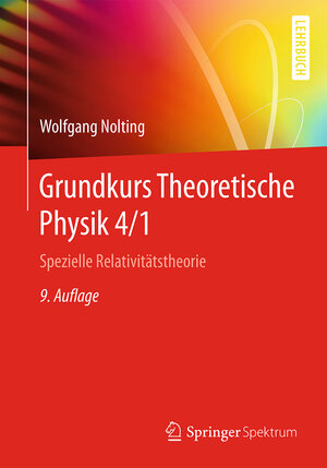 Buchcover Grundkurs Theoretische Physik 4/1 | Wolfgang Nolting | EAN 9783662490303 | ISBN 3-662-49030-7 | ISBN 978-3-662-49030-3