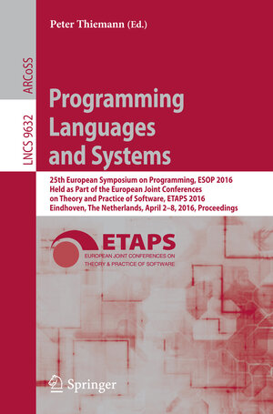 Buchcover Programming Languages and Systems | EAN 9783662494981 | ISBN 3-662-49498-1 | ISBN 978-3-662-49498-1