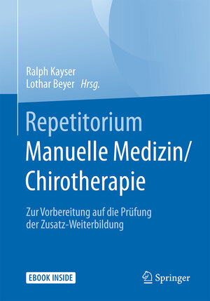 Buchcover Repetitorium Manuelle Medizin/Chirotherapie  | EAN 9783662497609 | ISBN 3-662-49760-3 | ISBN 978-3-662-49760-9