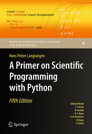 Buchcover A Primer on Scientific Programming with Python | Hans Petter Langtangen | EAN 9783662498873 | ISBN 3-662-49887-1 | ISBN 978-3-662-49887-3