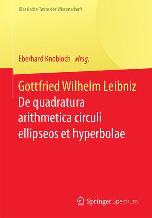 Buchcover Gottfried Wilhelm Leibniz  | EAN 9783662528037 | ISBN 3-662-52803-7 | ISBN 978-3-662-52803-7