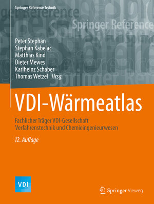 Buchcover VDI-Wärmeatlas  | EAN 9783662529881 | ISBN 3-662-52988-2 | ISBN 978-3-662-52988-1