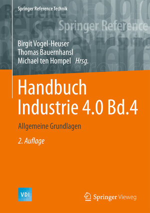 Buchcover Handbuch Industrie 4.0 Bd.4  | EAN 9783662532539 | ISBN 3-662-53253-0 | ISBN 978-3-662-53253-9