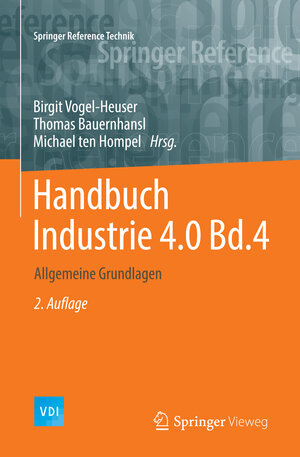 Buchcover Handbuch Industrie 4.0 Bd.4 | EAN 9783662532546 | ISBN 3-662-53254-9 | ISBN 978-3-662-53254-6