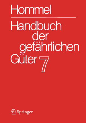 Buchcover Handbuch der gefährlichen Güter. Band 7: Merkblätter 2503-2900 | Eckhard Baum | EAN 9783662536483 | ISBN 3-662-53648-X | ISBN 978-3-662-53648-3