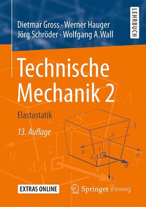 Buchcover Technische Mechanik 2 | Dietmar Gross | EAN 9783662536780 | ISBN 3-662-53678-1 | ISBN 978-3-662-53678-0