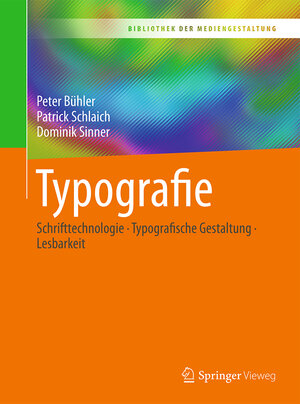 Buchcover Typografie | Peter Bühler | EAN 9783662539118 | ISBN 3-662-53911-X | ISBN 978-3-662-53911-8
