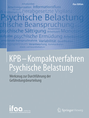 Buchcover KPB - Kompaktverfahren Psychische Belastung  | EAN 9783662548981 | ISBN 3-662-54898-4 | ISBN 978-3-662-54898-1