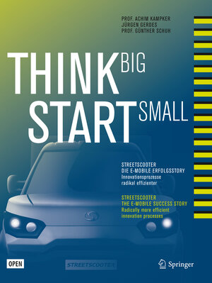 Buchcover Think Big, Start Small  | EAN 9783662549810 | ISBN 3-662-54981-6 | ISBN 978-3-662-54981-0