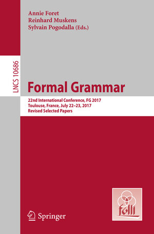 Buchcover Formal Grammar | EAN 9783662563434 | ISBN 3-662-56343-6 | ISBN 978-3-662-56343-4