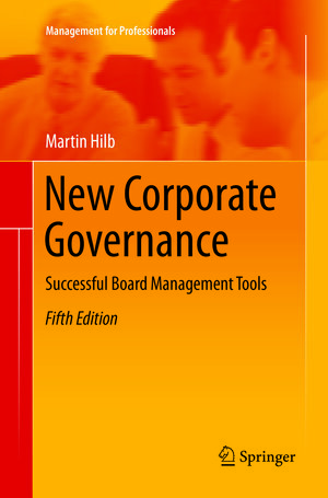 Buchcover New Corporate Governance | Martin Hilb | EAN 9783662569740 | ISBN 3-662-56974-4 | ISBN 978-3-662-56974-0