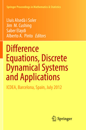 Buchcover Difference Equations, Discrete Dynamical Systems and Applications | EAN 9783662570975 | ISBN 3-662-57097-1 | ISBN 978-3-662-57097-5