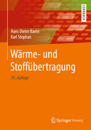 Buchcover Wärme- und Stoffübertragung | Hans Dieter Baehr | EAN 9783662584408 | ISBN 3-662-58440-9 | ISBN 978-3-662-58440-8