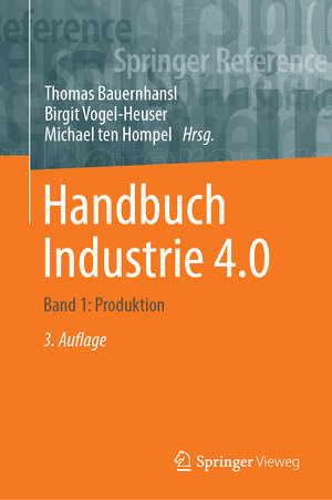 Buchcover Handbuch Industrie 4.0  | EAN 9783662585313 | ISBN 3-662-58531-6 | ISBN 978-3-662-58531-3