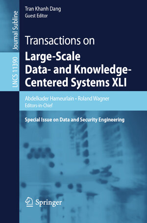 Buchcover Transactions on Large-Scale Data- and Knowledge-Centered Systems XLI  | EAN 9783662588079 | ISBN 3-662-58807-2 | ISBN 978-3-662-58807-9
