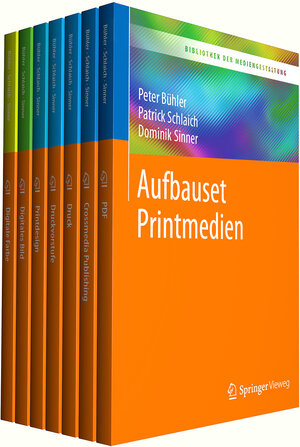 Buchcover Bibliothek der Mediengestaltung – Aufbauset Printmedien | Peter Bühler | EAN 9783662593288 | ISBN 3-662-59328-9 | ISBN 978-3-662-59328-8