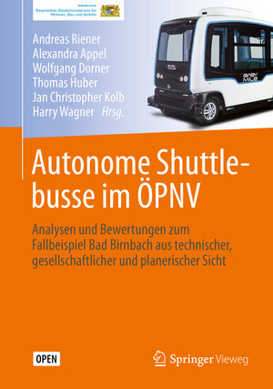 Buchcover Autonome Shuttlebusse im ÖPNV  | EAN 9783662594056 | ISBN 3-662-59405-6 | ISBN 978-3-662-59405-6
