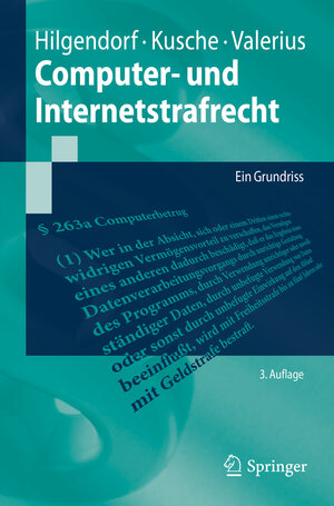Buchcover Computer- und Internetstrafrecht | Eric Hilgendorf | EAN 9783662594469 | ISBN 3-662-59446-3 | ISBN 978-3-662-59446-9