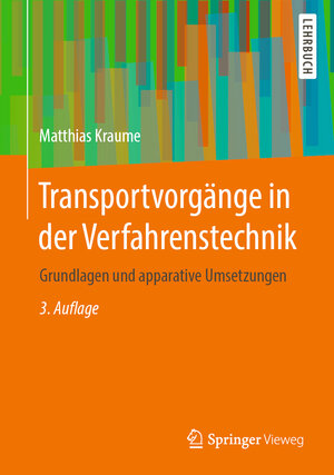 Buchcover Transportvorgänge in der Verfahrenstechnik | Matthias Kraume | EAN 9783662600122 | ISBN 3-662-60012-9 | ISBN 978-3-662-60012-2