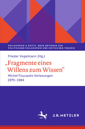 Buchcover ,,Fragmente eines Willens zum Wissen"  | EAN 9783662618202 | ISBN 3-662-61820-6 | ISBN 978-3-662-61820-2