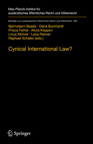 Buchcover Cynical International Law?  | EAN 9783662621271 | ISBN 3-662-62127-4 | ISBN 978-3-662-62127-1